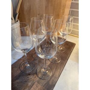 Schott Zwiesel Germany Handblown Wine Glasses Set of 6 Crystal Stemware